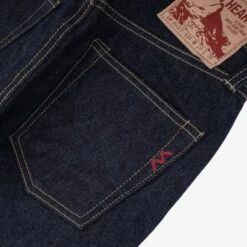 14oz Iron Heart X SJF Selvedge Denim Straight Cut Jeans - Indigo -Denim Clothing-Iron Heart International IHxSJF 634 8