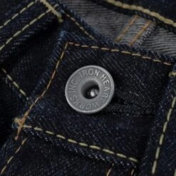 14oz Iron Heart X SJF Selvedge Denim Slim Tapered Cut Jeans - Indigo -Denim Clothing-Iron Heart International IHxSJF 777 11