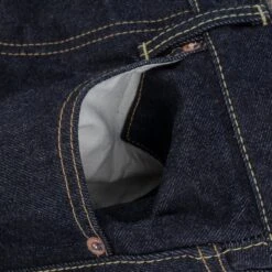 14oz Iron Heart X SJF Selvedge Denim Slim Tapered Cut Jeans - Indigo -Denim Clothing-Iron Heart International IHxSJF 777 13