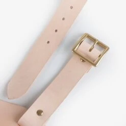 Obbi Good Label Heavy Canvas Saddle Bag With Leather Flap -Denim Clothing-Iron Heart International OGL 9981 SADDLE WHT 6