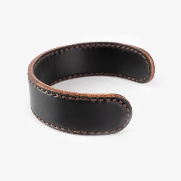 OGL Brave Shell Cordovan Wrist Cuff - Black 8 OGL Brave Shell Cordovan Wrist Cuff - Black - Image 6