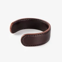 OGL Brave Shell Cordovan Wrist Cuff - No. 8 10 OGL Brave Shell Cordovan Wrist Cuff - No. 8 -Denim Clothing-Iron Heart International OGL BV CUFF NO8 2