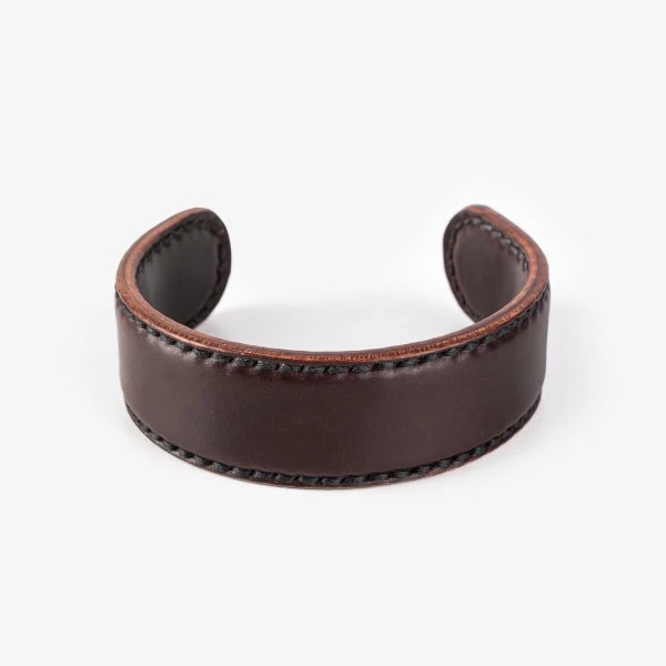 OGL Brave Shell Cordovan Wrist Cuff - No. 8 7 OGL Brave Shell Cordovan Wrist Cuff - No. 8 - Image 5
