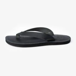 OGL X Dr. Sole Leather Thong Sandals - Black