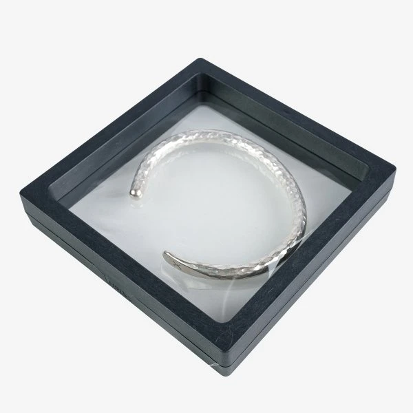 OGL - Hand Hammered Bracelet - Sterling Silver 4 OGL - Hand Hammered Bracelet - Sterling Silver - Image 2