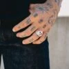OGL Skull Ring - Silver 2 OGL Skull Ring - Silver -Denim Clothing-Iron Heart International OGL RING SKULL
