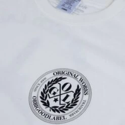 OGL 6.2oz Ringspun T-shirt - Silkscreen Printed 'Fly Me To The Moon' - Cream -Denim Clothing-Iron Heart International OGL TEE LOT20 FMT CRM 4