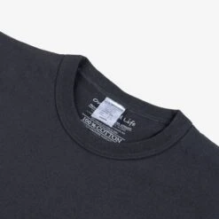 OGL 6.2oz Ringspun T-shirt - Silkscreen Printed 'OGL Logo' - Charcoal -Denim Clothing-Iron Heart International OGL TEE LOT20 LOGO CHA 4