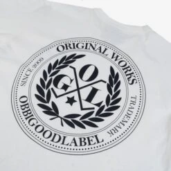 OGL 6.2oz Ringspun T-shirt - Silkscreen Printed 'OGL Logo' - Cream 10 OGL 6.2oz Ringspun T-shirt - Silkscreen Printed 'OGL Logo' - Cream -Denim Clothing-Iron Heart International OGL TEE LOT20 LOGO CRM 2