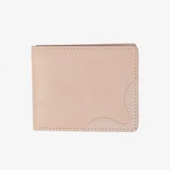 OGL Kingsman Classic Bi-Fold Wallet With Arc Accent - Natural -Denim Clothing-Iron Heart International OGLH KM BFOLD NAT 2