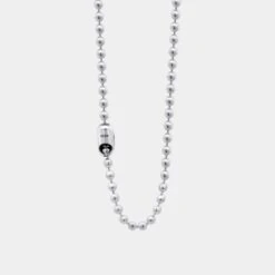 GOOD ART HLYWD Pop Lock Triple Cutout Necklace 10 At 21" - Sterling Silver