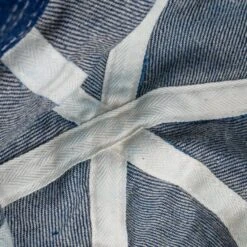 Papa Nui - Army Denim Hat - Indigo 8 Papa Nui - Army Denim Hat - Indigo -Denim Clothing-Iron Heart International PN 0062 2