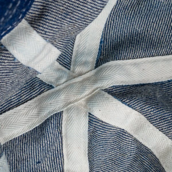 Papa Nui - Army Denim Hat - Indigo 5 Papa Nui - Army Denim Hat - Indigo - Image 3