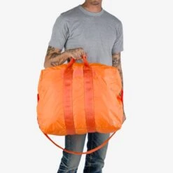 Porter - Yoshida & Co. - Flex 2Way Duffle Bag - Orange -Denim Clothing-Iron Heart International POR FLEX DUFF ORA 1