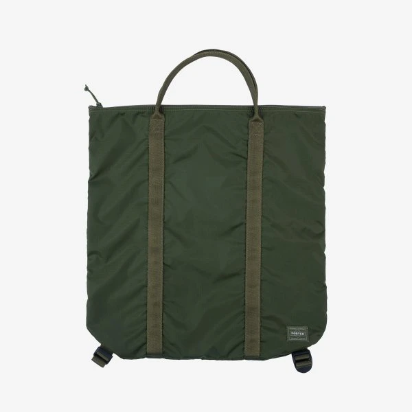 Porter - Yoshida & Co. - Flex 2Way Tote Bag - Green 6 Porter - Yoshida & Co. - Flex 2Way Tote Bag - Green - Image 4