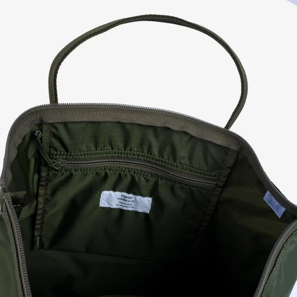 Porter - Yoshida & Co. - Flex 2Way Tote Bag - Green 7 Porter - Yoshida & Co. - Flex 2Way Tote Bag - Green - Image 5