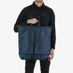 Porter - Yoshida & Co. - Tanker 2Way Helmet Bag - Iron Blue