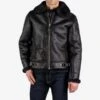 Sonder Supplies X Simmons Bilt Type B-3 Flight Jacket - Black/Black -Denim Clothing-Iron Heart International SS B 3K