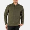 SaturdayTypeFever - 9oz Olive Cotton Shirt - Brother71 -Denim Clothing-Iron Heart International STF BROTHER71