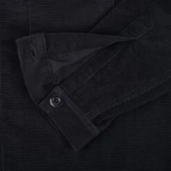 SaturdayTypeFever - Japanese Corduroy Shirt - Black -Denim Clothing-Iron Heart International STF CORS BLK 8