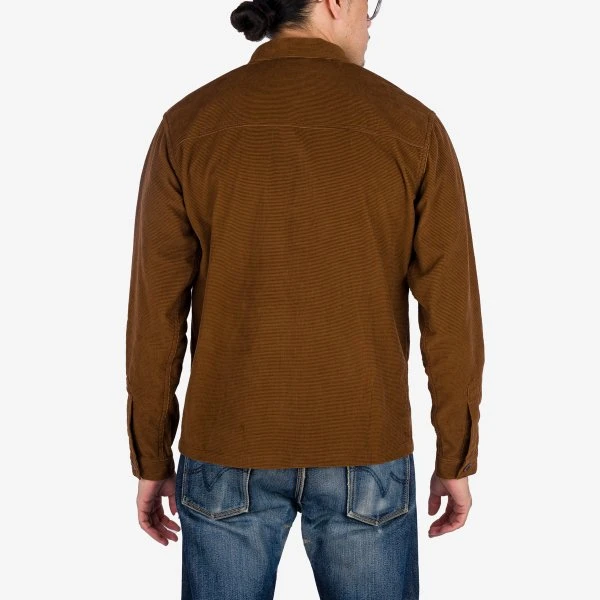 SaturdayTypeFever - Japanese Corduroy Shirt - Brown 4 SaturdayTypeFever - Japanese Corduroy Shirt - Brown - Image 2