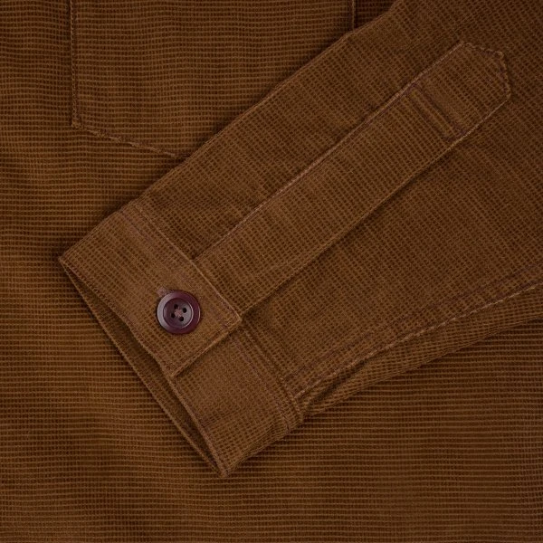 SaturdayTypeFever - Japanese Corduroy Shirt - Brown 10 SaturdayTypeFever - Japanese Corduroy Shirt - Brown - Image 8