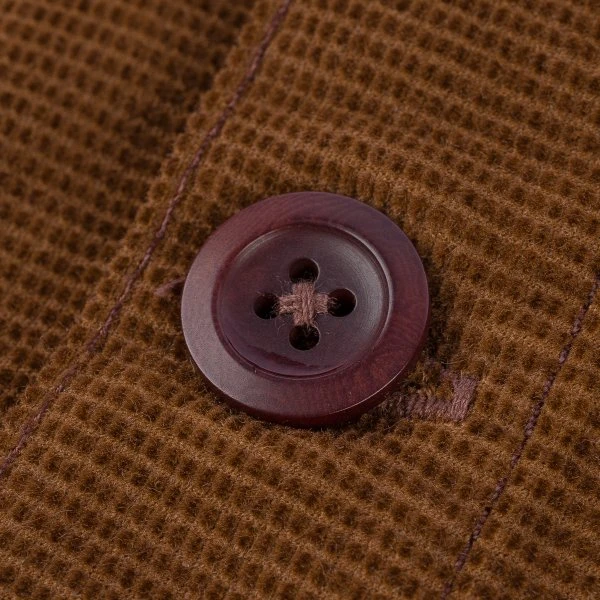 SaturdayTypeFever - Japanese Corduroy Shirt - Brown 12 SaturdayTypeFever - Japanese Corduroy Shirt - Brown - Image 10
