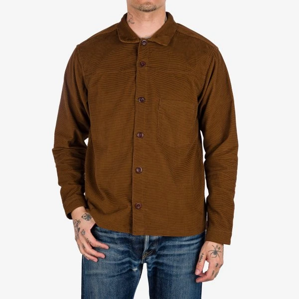 SaturdayTypeFever - Japanese Corduroy Shirt - Brown 3 SaturdayTypeFever - Japanese Corduroy Shirt - Brown
