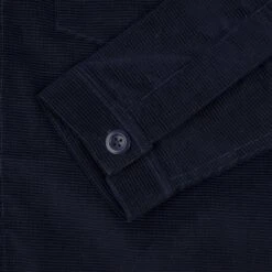 SaturdayTypeFever - Japanese Corduroy Shirt - Navy -Denim Clothing-Iron Heart International STF CORS NAV 7