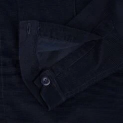 SaturdayTypeFever - Japanese Corduroy Shirt - Navy -Denim Clothing-Iron Heart International STF CORS NAV 8