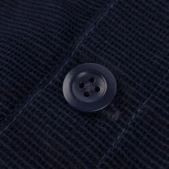 SaturdayTypeFever - Japanese Corduroy Shirt - Navy -Denim Clothing-Iron Heart International STF CORS NAV 9