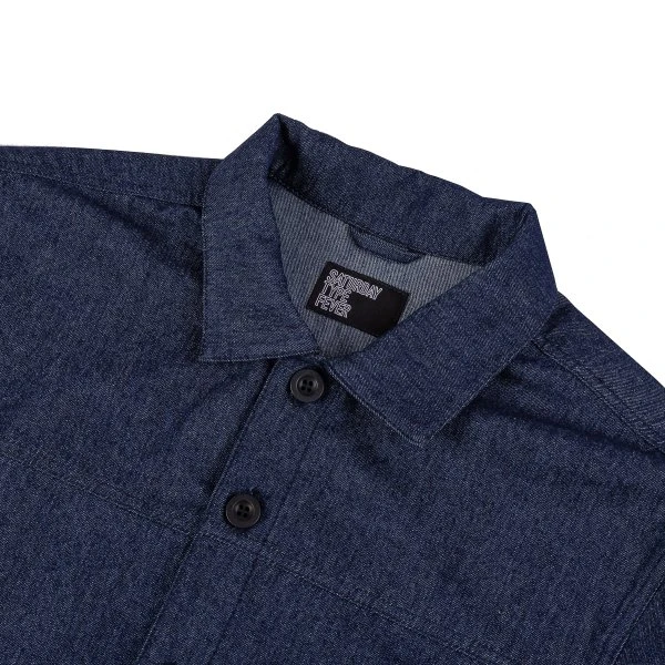 8oz Japanese Indigo Denim Shirt - Fuse81 6 8oz Japanese Indigo Denim Shirt - Fuse81 - Image 4