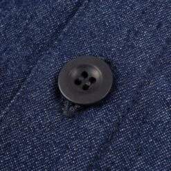 8oz Japanese Indigo Denim Shirt - Fuse81 18 8oz Japanese Indigo Denim Shirt - Fuse81 -Denim Clothing-Iron Heart International STF FUSE81 5