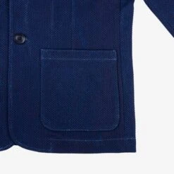 SaturdayTypeFever - Sashiko Blazer - Indigo -Denim Clothing-Iron Heart International STF SBZR IND 8