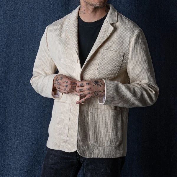 SaturdayTypeFever - Sashiko Blazer - Kibata 6 SaturdayTypeFever - Sashiko Blazer - Kibata - Image 4