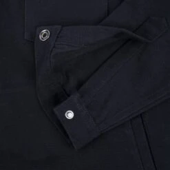 SaturdayTypeFever - 9oz Cotton CPO Shirt - Black -Denim Clothing-Iron Heart International STF TWLCPO BLK 11