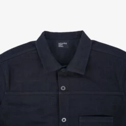 SaturdayTypeFever - 9oz Cotton CPO Shirt - Black -Denim Clothing-Iron Heart International STF TWLCPO BLK 5