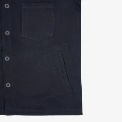 SaturdayTypeFever - 9oz Cotton CPO Shirt - Black -Denim Clothing-Iron Heart International STF TWLCPO BLK 8