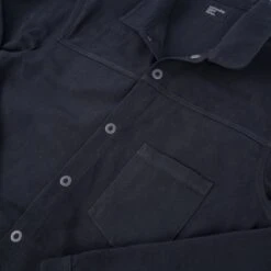 SaturdayTypeFever - 9oz Cotton CPO Shirt - Black -Denim Clothing-Iron Heart International STF TWLCPO BLK 9