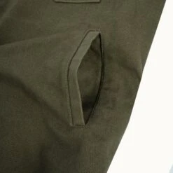 SaturdayTypeFever - 9oz Cotton CPO Shirt - Olive -Denim Clothing-Iron Heart International STF TWLCPO OLV 6