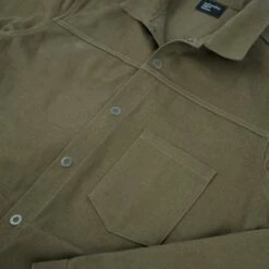 SaturdayTypeFever - 9oz Cotton CPO Shirt - Olive -Denim Clothing-Iron Heart International STF TWLCPO OLV 8