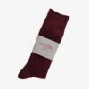 UTILITEES Mixed Cotton Crew Socks - Burgundy -Denim Clothing-Iron Heart International UTCS BUR