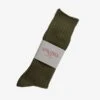 UTILITEES Mixed Cotton Crew Socks - Khaki -Denim Clothing-Iron Heart International UTCS KHA