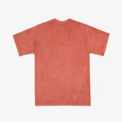 5.5oz Loopwheel Crew Neck T-Shirt - Hand Dyed Coral Pink 8 5.5oz Loopwheel Crew Neck T-Shirt - Hand Dyed Coral Pink -Denim Clothing-Iron Heart International UTIL HDYE COR 2