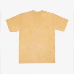 5.5oz Loopwheel Crew Neck T-Shirt - Hand Dyed Yellow 8 5.5oz Loopwheel Crew Neck T-Shirt - Hand Dyed Yellow -Denim Clothing-Iron Heart International UTIL HDYE YEL 2