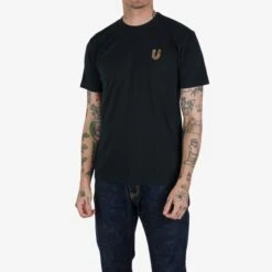 UTILITEES - 5.5oz Loopwheel Crew Neck T-Shirt - Black "Itokuzu"