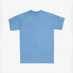 UTILITEES - 5.5oz Loopwheel Crew Neck T-Shirt - Light Blue -Denim Clothing-Iron Heart International UTIL LBL 2