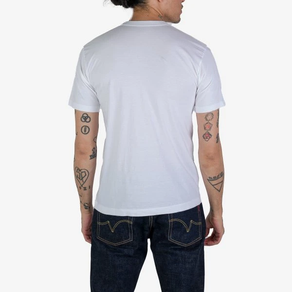 UTILITEES - 5.5oz Loopwheel Crew Neck T-Shirt - White 4 UTILITEES - 5.5oz Loopwheel Crew Neck T-Shirt - White - Image 2