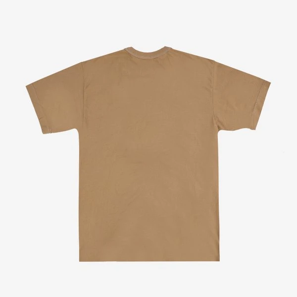 UTILITEES - 5.5oz Loopwheel Crew Neck T-Shirt - Yellow 5 UTILITEES - 5.5oz Loopwheel Crew Neck T-Shirt - Yellow - Image 3