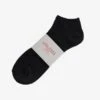 UTILITEES Mixed Cotton Sneaker Socks - Black 2 UTILITEES Mixed Cotton Sneaker Socks - Black -Denim Clothing-Iron Heart International UTSS BLK
